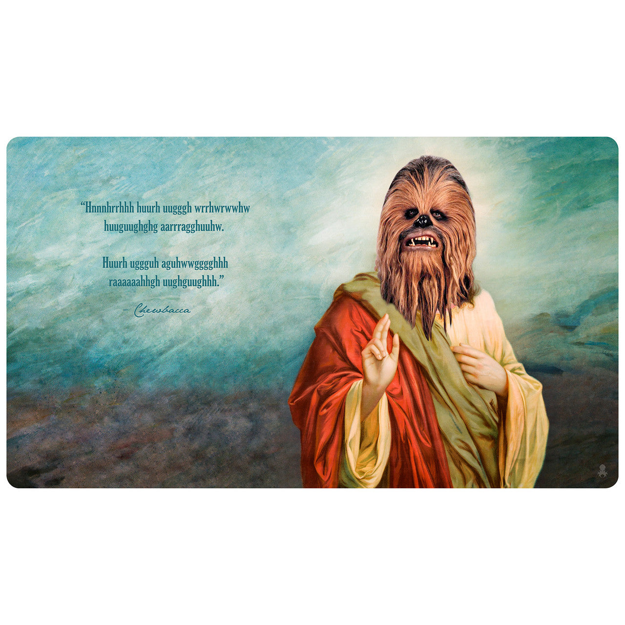 Blessed Space Sasquatch Quote Playmat